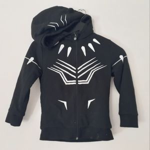 Marvel Black Panther cubcoat - hoodie and stuffed animal in 1 Size 6-7